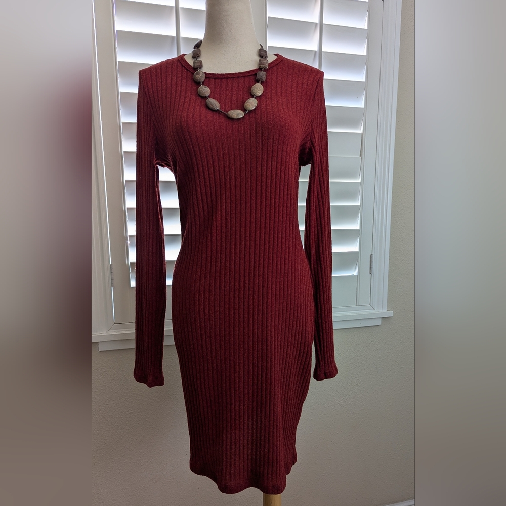 Lulu's Ribbed Sweater dress